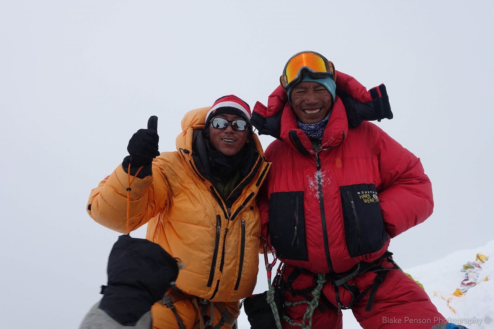 My Sherpa and Rory’s Sherpa earlier on in the day