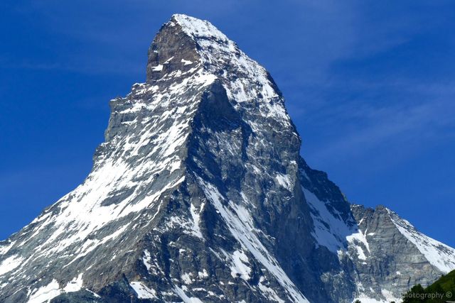 Matterhorn 4478m and Swiss Alps