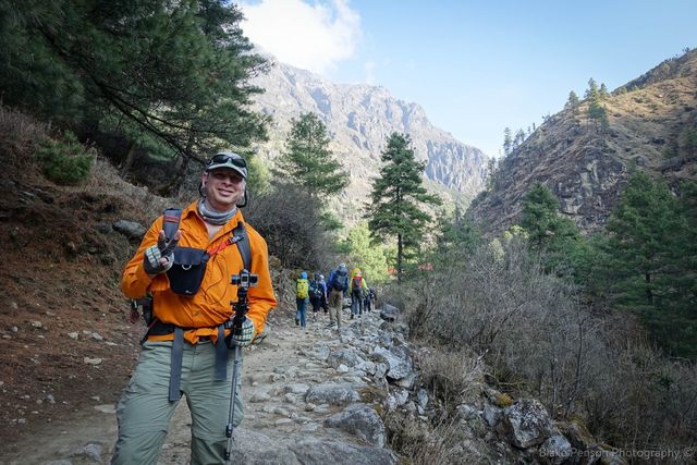 Paul loving life along the trail