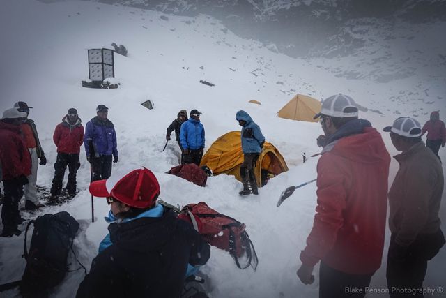 Two days waiting at Loboche High Camp