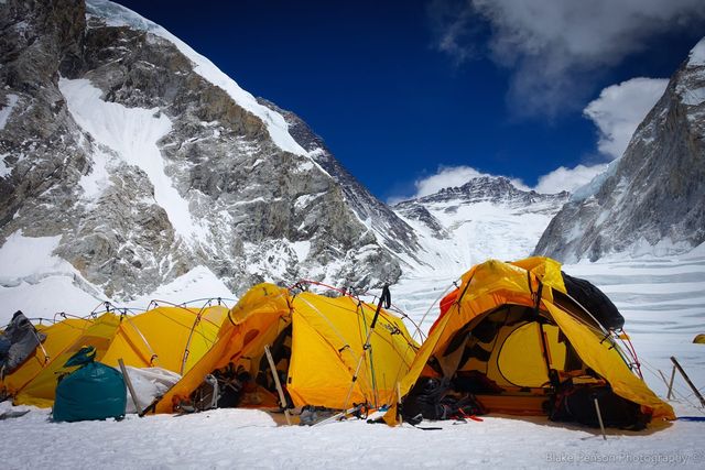 Home for the next two nights — boiling in the sun, freezing in the shade, bitter in the evenings.