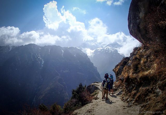 Last bend before Namche Bazar