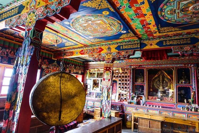 The inside of the monastery seemed to still be in good condition