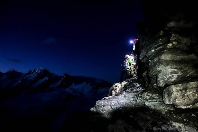 Matterhorn climb. Begin at 4am