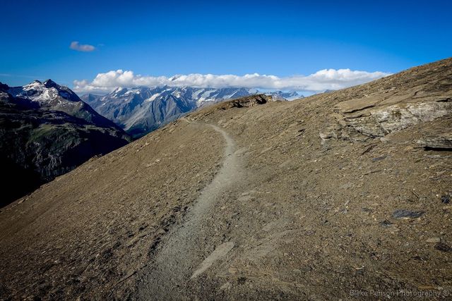 We missed the last cable car out so either spend another night at the (showerless) Hörnlihütte or trek another 3 hours down to Zermatt. We chose the latter.