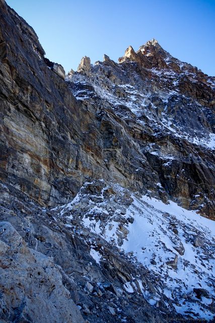 Nearing the top of the pass