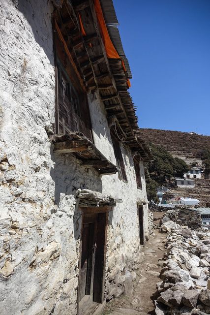 Arriving into Pangboche
