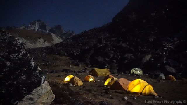Our first camp in Dingogma