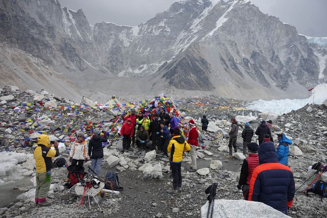 The point where Trekkers complete their journey and take their obligatory photos