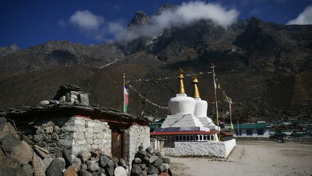 Stupas in Khumjung