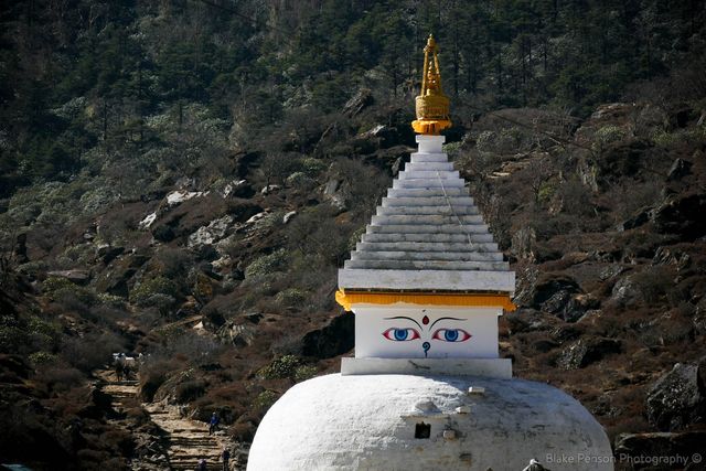 Stupas in Khumjung