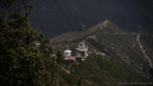 Stupas near the monastary