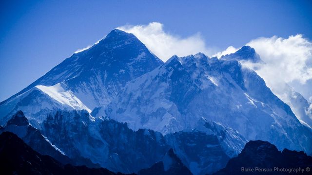 Everest from Renjo La pass