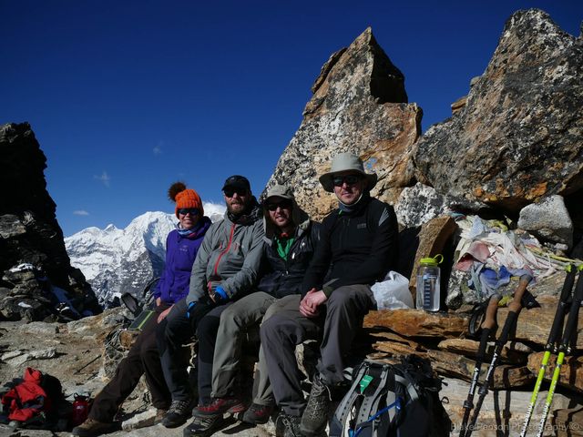 Some of the team chillin at 5360m