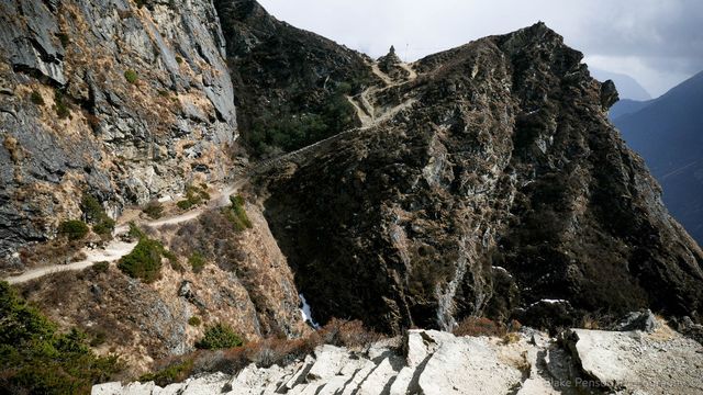 Great staircase before Phortse