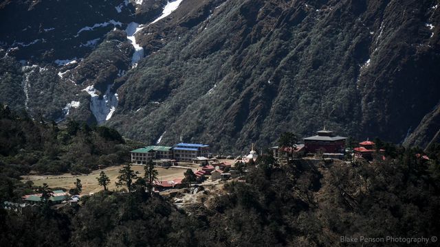 Views to Tengboche, where I was dealing with Pneumonia in 2015