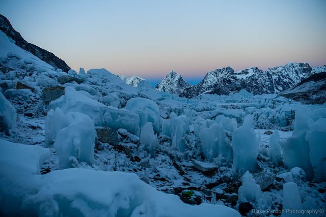Although disappointed with the retreat the early morning views were rewarding