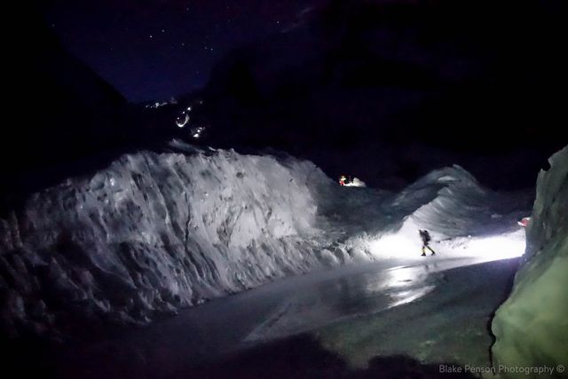 Headtorches leading the way
