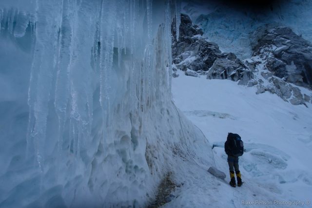 Photo from Base Camp to the South Col (Camp 4)