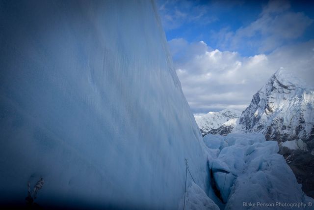 Photo from Base Camp to the South Col (Camp 4)