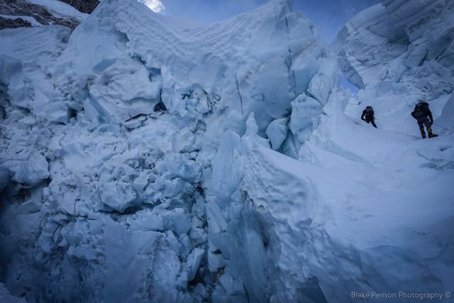 Photo from Base Camp to the South Col (Camp 4)