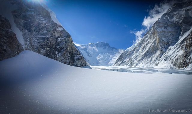 Photo from Base Camp to the South Col (Camp 4)