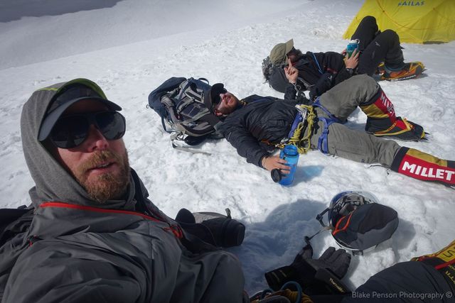 Photo from Base Camp to the South Col (Camp 4)