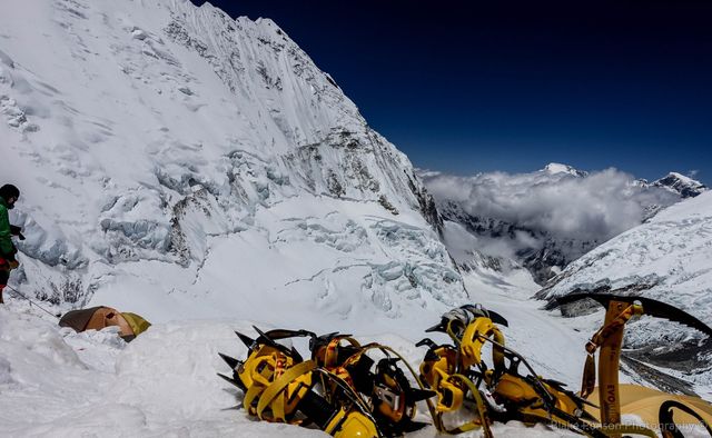 Obligatory crampon and ice axe shot