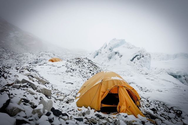Last views of Camp 2 before departing